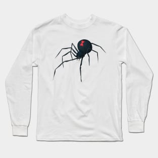 Black Widow Spider Long Sleeve T-Shirt